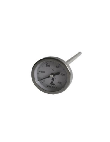 Sonde et thermomètre pour tuyau avec contrôle des gaz de combustion Ø 350 mm