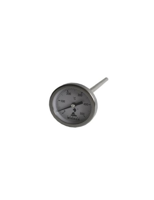 Sonde et thermomètre pour tuyau avec contrôle des gaz de combustion Ø 350 mm