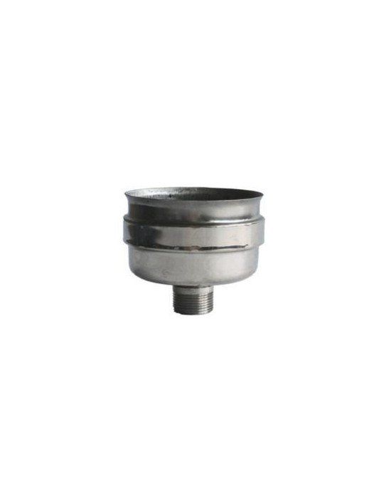Bouchon de vidange femelle en acier inoxydable pour condensation Ø 120 mm