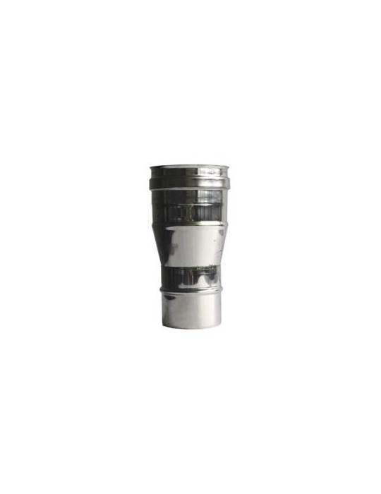 Tuyau d'augmentation simple paroi en acier inoxydable Ø M 80 / 100 F