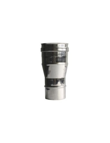 Tuyau d'augmentation simple paroi en acier inoxydable Ø M 80 / 200 F