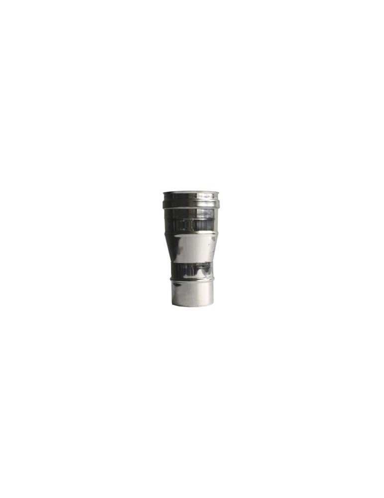 Tuyau d'augmentation simple paroi en acier inoxydable Ø M 100 / 140 F
