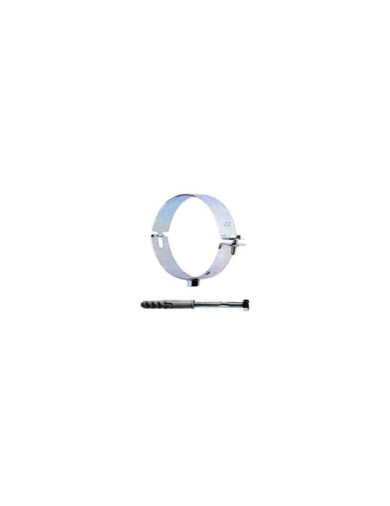 Collier pour conduits de fumée et tuyaux légers en acier inoxydable AISI 304 130 mm