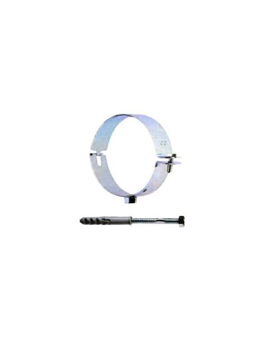 Collier pour conduits de fumée et tuyaux légers en acier inoxydable AISI 304 150 mm