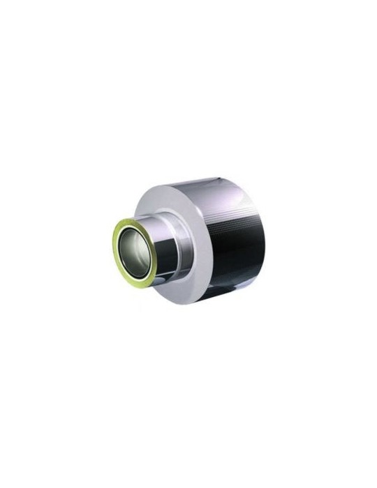 Traversée Pro-Tetto pour systèmes de conduits de fumée 130 Hauteur 240 mm ø intérieur 180 mm ø extérieur