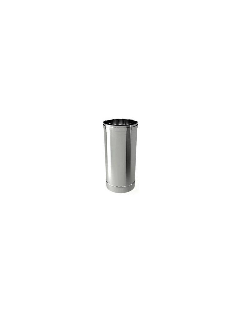 Tuyau de 1 mt de Long Double Paroi en Acier Inoxydable ø 200/250 mm Pour Systèmes de Cheminée