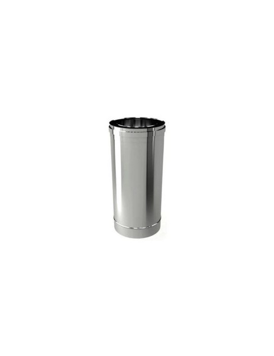 Tuyau de 1 mt de Long Double Paroi en Acier Inoxydable ø 250/300 mm Pour Systèmes de Cheminée