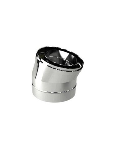 Coude Pour Double Paroi En Acier Inox Ø 130/180 mm Conduits De Fumée
