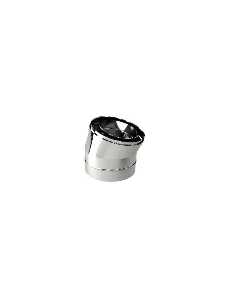Coude Pour Double Paroi En Acier Inox Ø 180/230 mm Conduits De Fumée