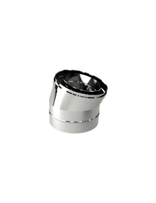 Coude Pour Double Paroi En Acier Inox Ø 350/400 mm Conduits De Fumée