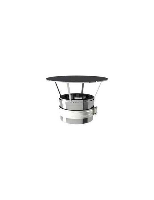 Chapeau de Cheminée Chinois à Double Paroi en Acier Inoxydable Ø 180/230 mm