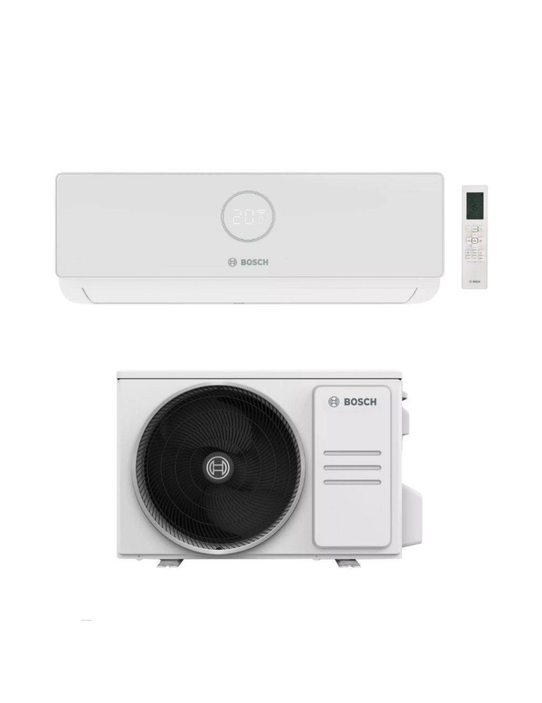 Bosch Climatiseur Monosplit Climate 5000i 12000 btu CL5000iU W26E Inverter R-32 Wi-Fi en option Classe A+++
