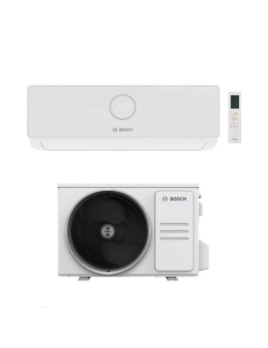 Bosch Climatiseur Monosplit Climate 5000i 12000 btu CL5000iU W26E Inverter R-32 Wi-Fi en option Classe A+++
