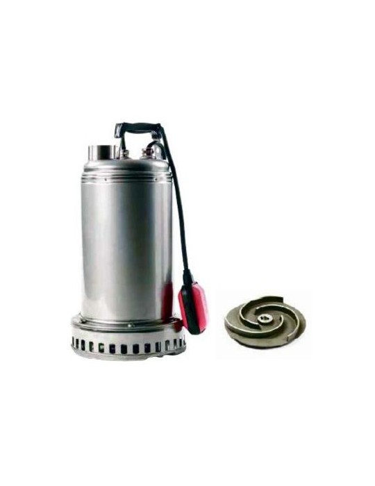 Pompe Submersible Monophasée Dab 1200 Pour Le Drainage Des Eaux Claires Et Sableuses Des Chantiers, Avec Interrupteur