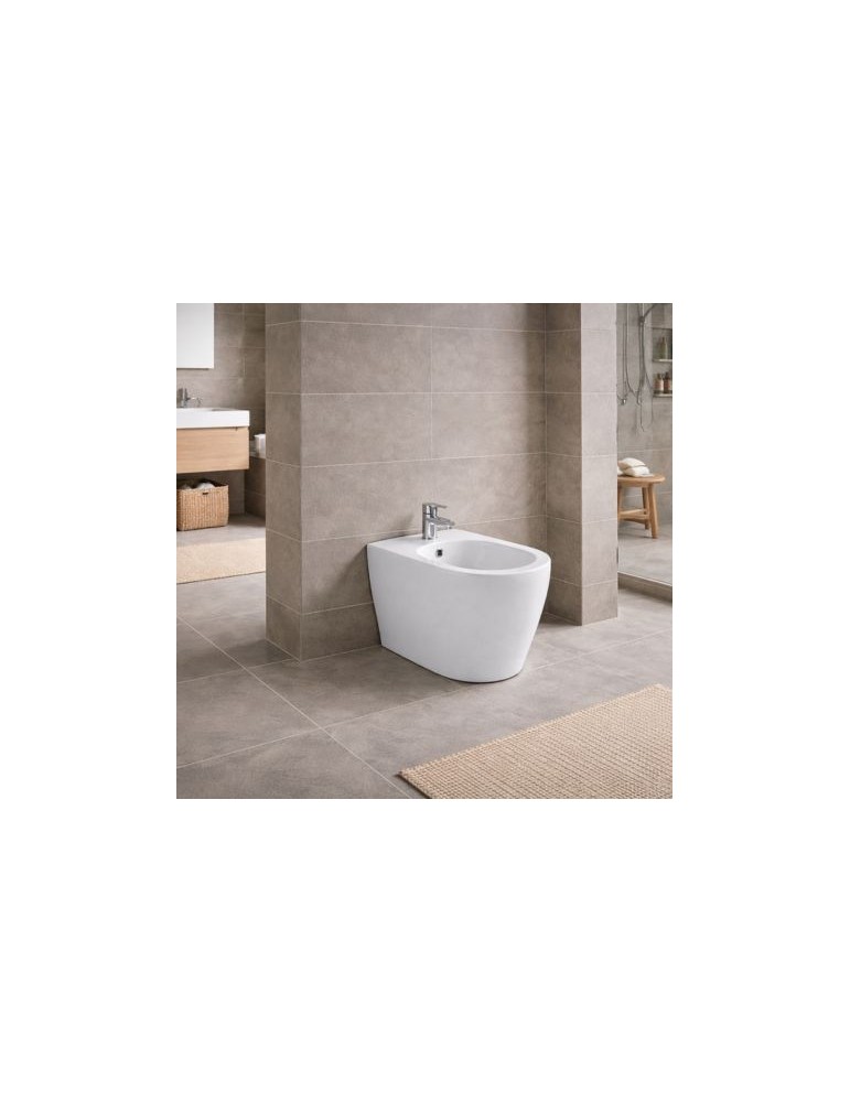 Azzurra Ceramica Bidet Au Sol Collection Comoda 54 Cm CéRamique Blanche