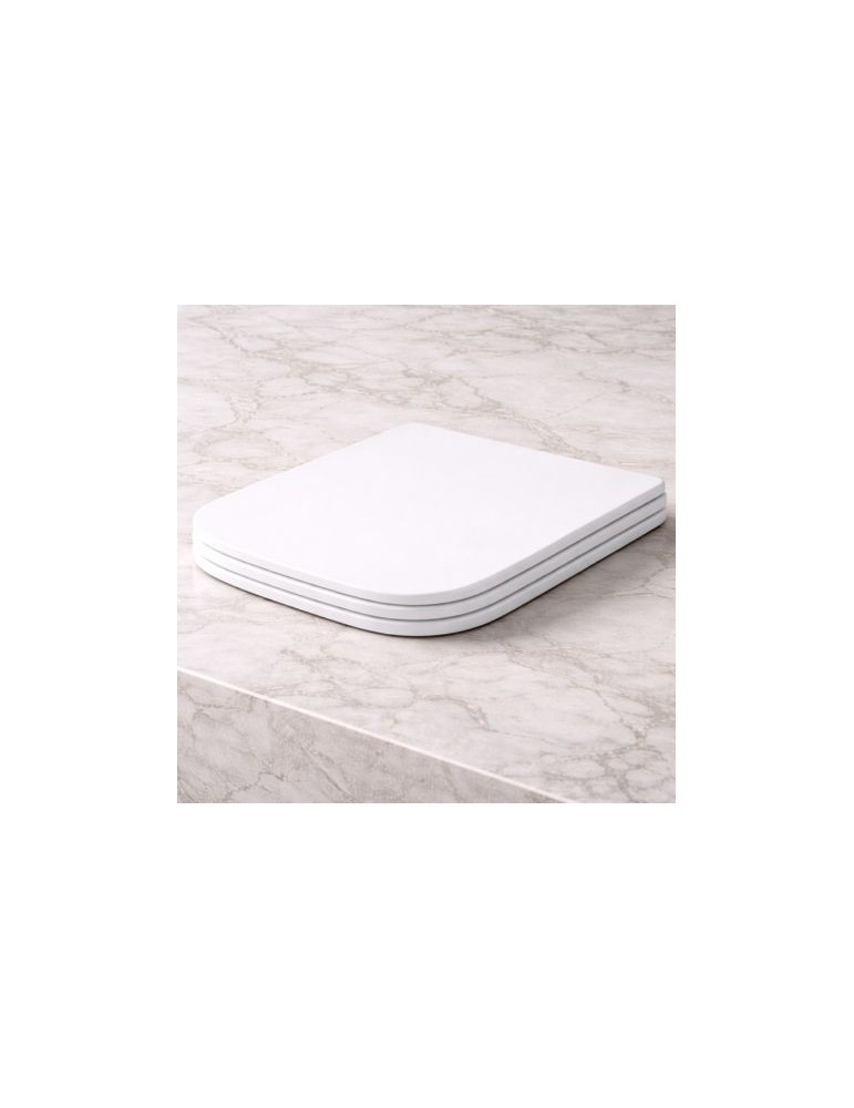 Azzurra Ceramica Abattant Wc à Fermeture Douce Collection Comoda/Nuvola MatéRiau Thermodurcissable