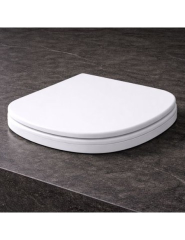 Abattant De Toilette Azzurra Ceramica Click Collection à Fermeture Amortie Et SystèMe De DéMontage Rapide