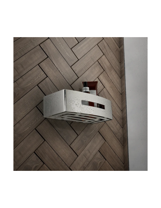 éTagèRe De Douche Rectangulaire Gedy En Acier Inoxydable Chromé, Gamme Poseidon