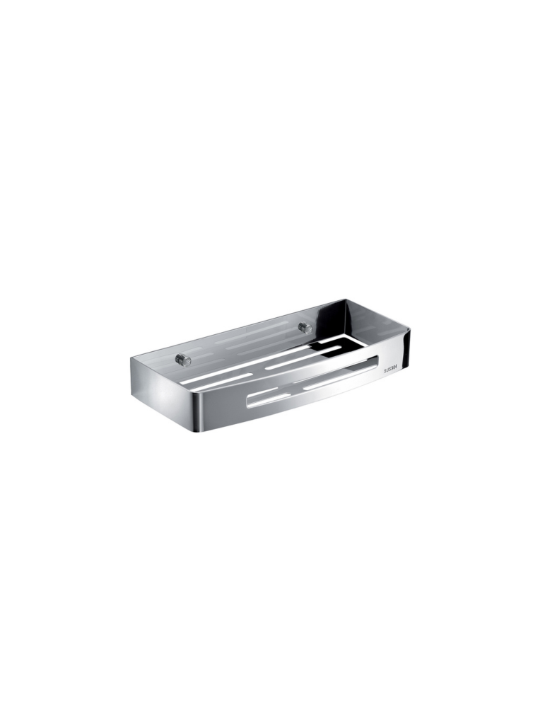Gedy Porte-Objets Rectangulaire Douche Inox Chrome Nerva | Megaclima.fr