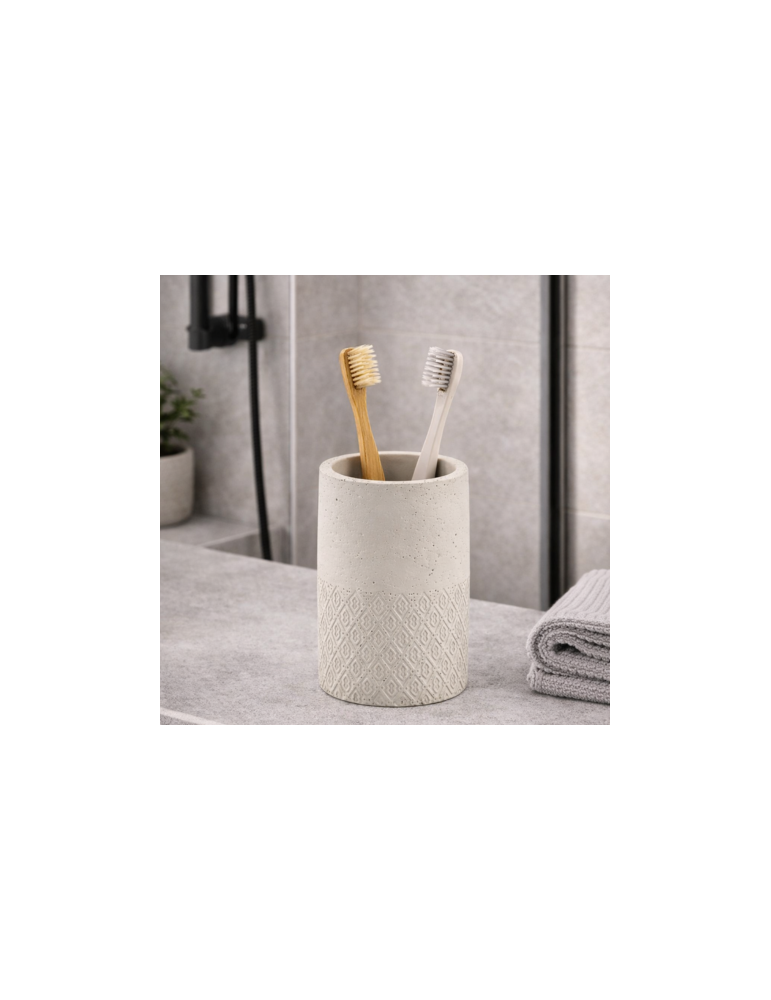Porte-Brosse à Dents En BéTon Gris Gedy Aphrodite Line