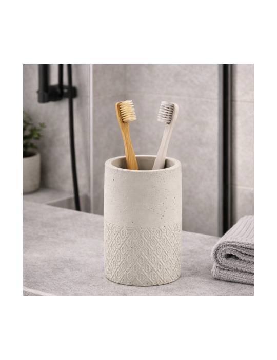 Porte-Brosse à Dents En BéTon Gris Gedy Aphrodite Line