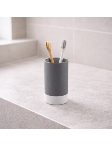 Porte-Brosse à Dents En CéRamique Gedy New Mizar Gris