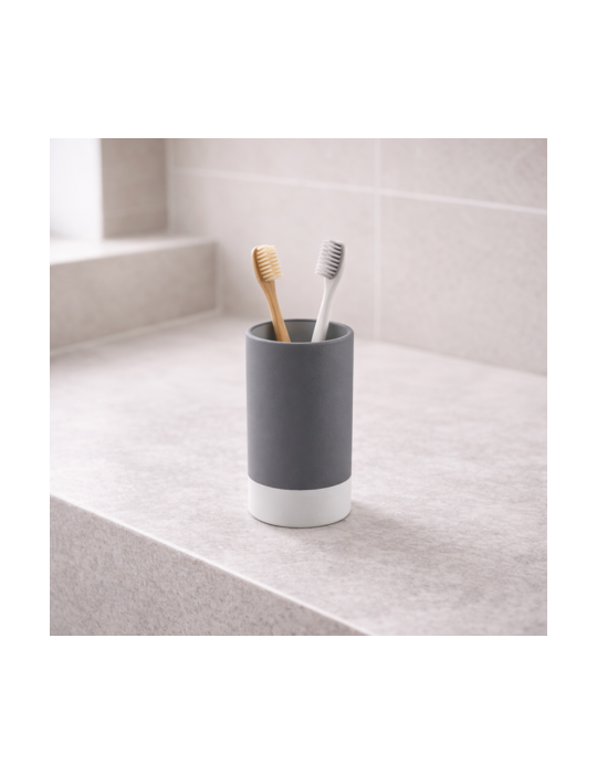 Porte-Brosse à Dents En CéRamique Gedy New Mizar Gris