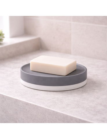 Porte-Savon En CéRamique Gedy, Gris, Nouvelle Collection Mizar