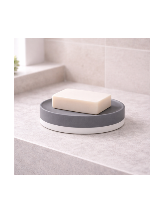 Porte-Savon En CéRamique Gedy, Gris, Nouvelle Collection Mizar