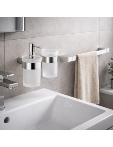 Gedy Set 3 Accessoires Salle de Bain Pirenei Laiton Chromé | Megaclima.fr