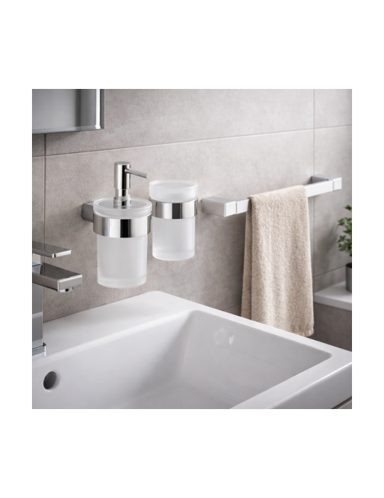 Gedy Set 3 Accessoires Salle de Bain Pirenei Laiton Chromé | Megaclima.fr