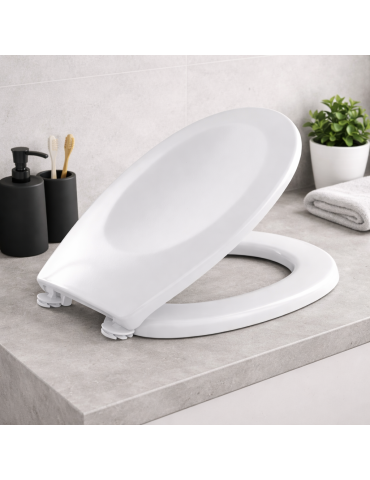 Gedy Sedile Wc Universale Bianco In Resine Termoindurenti Linea Diamante