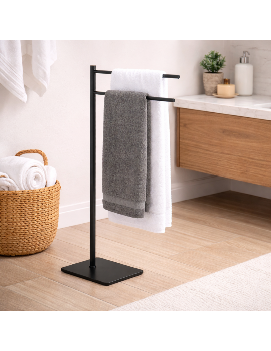 Gedy Porte-serviettes sur pied inox Trilly | Megaclima.fr