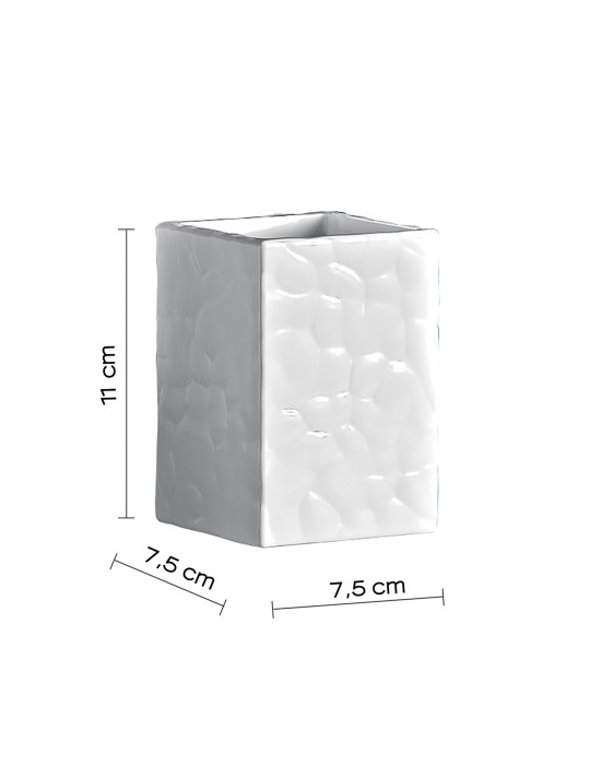 Gedy Set 3 accessoires salle de bain céramique blanc New Martina | Megaclima.fr