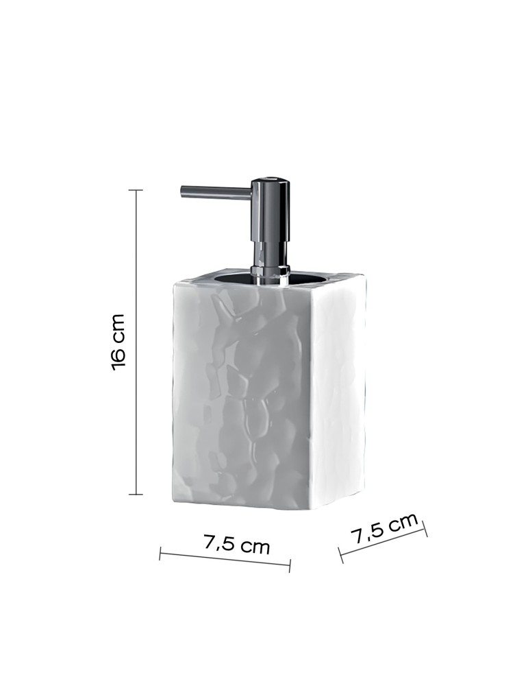 Gedy Set 3 accessoires salle de bain céramique blanc New Martina | Megaclima.fr