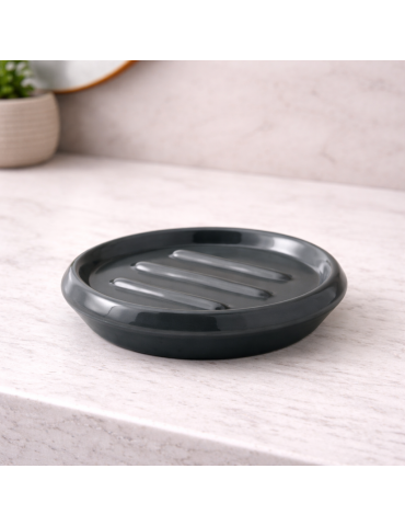 Porte-savon En Céramique Verte Gedy, Collection Wilma