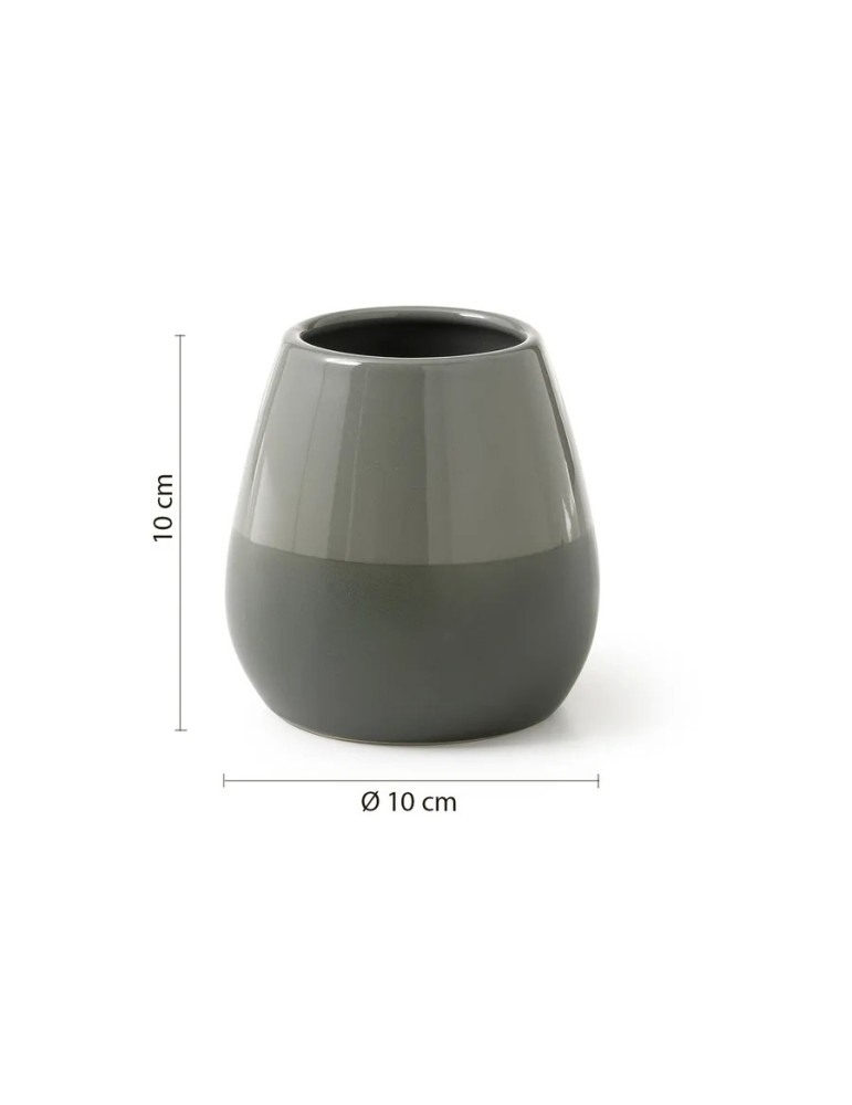 Gedy Set 3 accessoires salle de bain céramique vert Wilma | Megaclima.fr