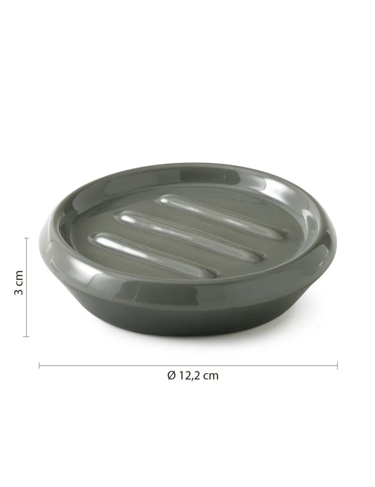 Gedy Set 3 accessoires salle de bain céramique vert Wilma | Megaclima.fr