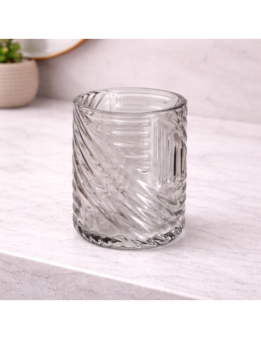 Porte-brosse À Dents Ovale En Verre Gedy Corinne