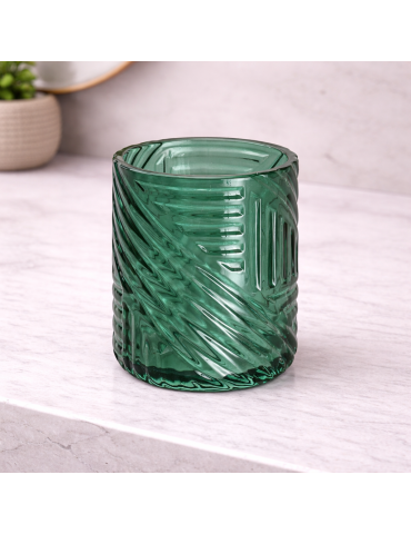 Porte-brosse À Dents En Verre Vert Gedy Corinne