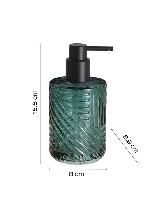 Gedy Set 3 accessoires salle de bain verre Corinne | Megaclima.fr