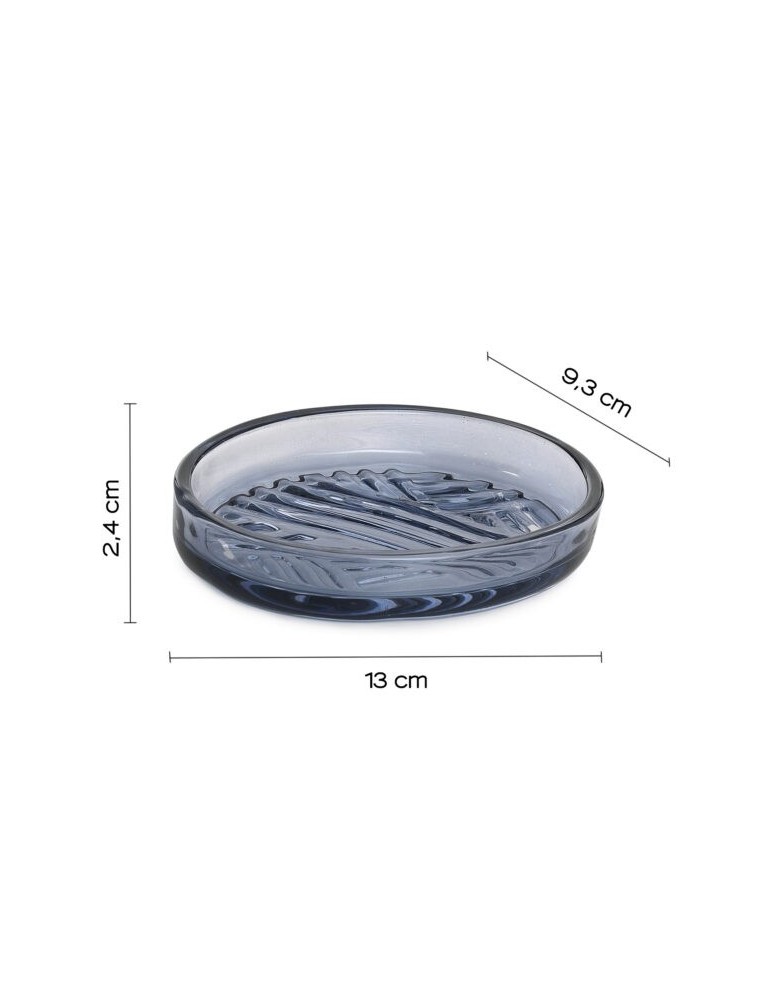 Gedy Set 3 accessoires salle de bain verre Corinne | Megaclima.fr