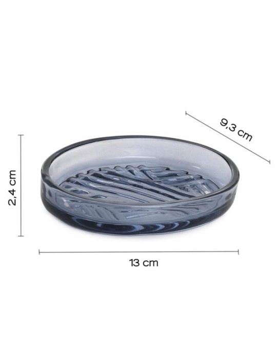 Gedy Set 3 accessoires salle de bain verre Corinne | Megaclima.fr