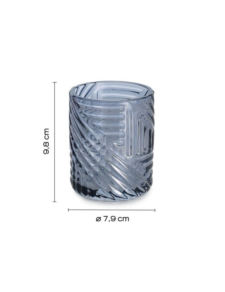 Gedy Set 3 accessoires salle de bain verre Corinne | Megaclima.fr