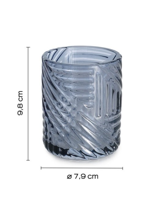 Gedy Set 3 accessoires salle de bain verre Corinne | Megaclima.fr