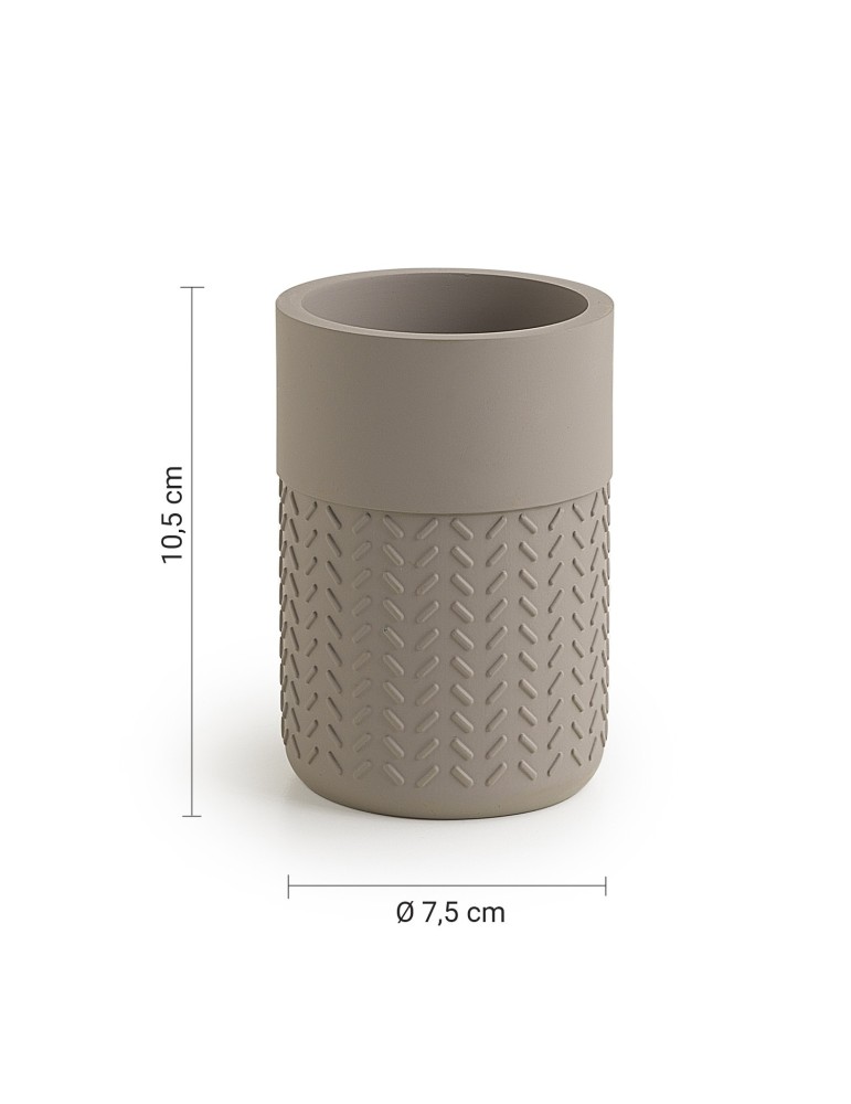 Gedy Porte Brosse à Dents Bambou Résine Thea.fr | Megaclima.fr