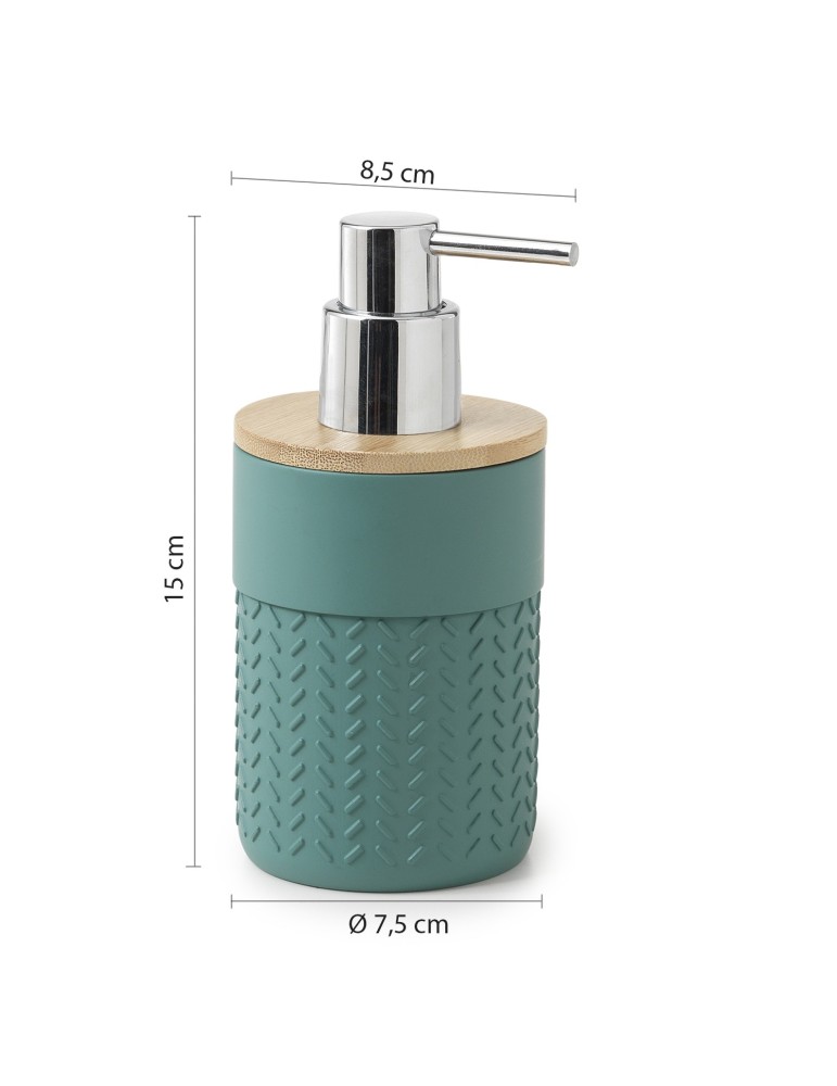 Gedy Set 3 Accessoires Salle de Bain Bambou Résine Thea.fr | Megaclima.fr