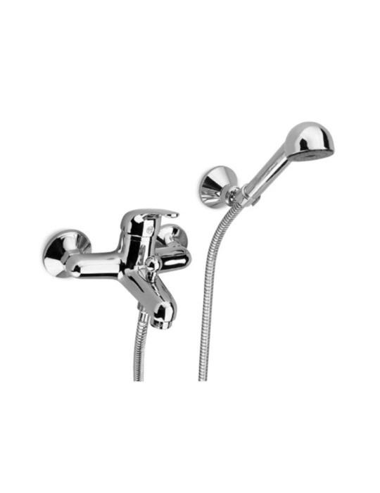 Mitigeur De Bain Mural Monocommande Monotrou Gs Rubinetterie, Série Ecoline