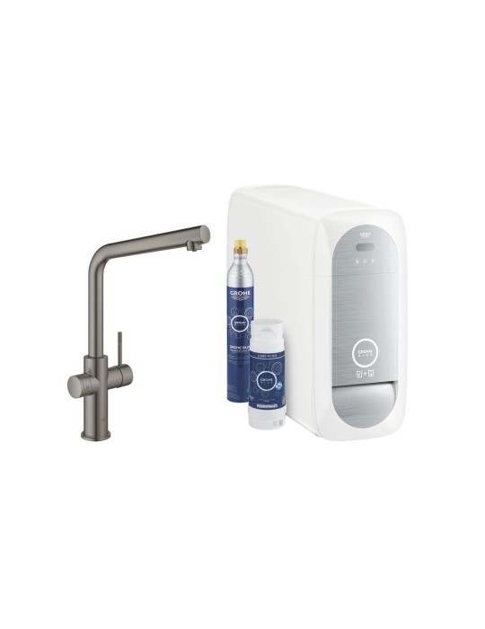 Grohe Blue Home Robinet Multifonction Anthracite Wi-Fi 31454AL1 | Megaclima.fr