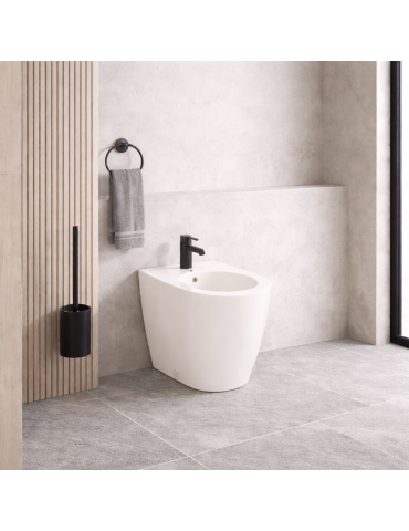 Bidet Sur Pied Azzurra Ceramica Collection Comoda 54 Cm Céramique Coton